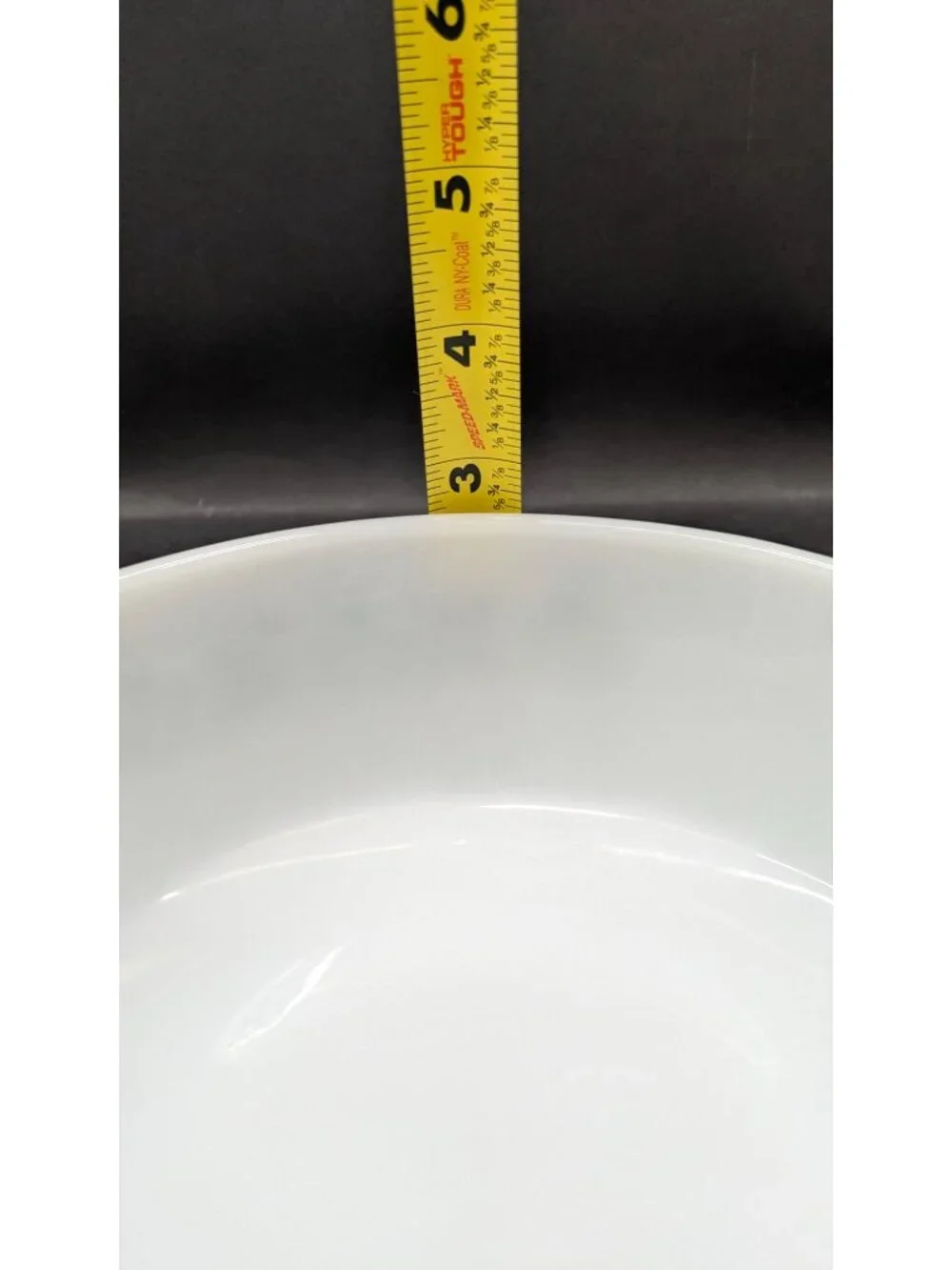 Anchor Hocking Fire King Round 2 Qt. Covered Casserole Dish Glass Vintage